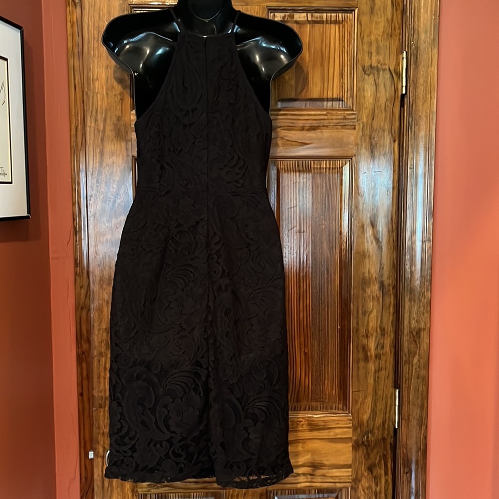 NWT Black Lace Dress - Picture 6 of 10